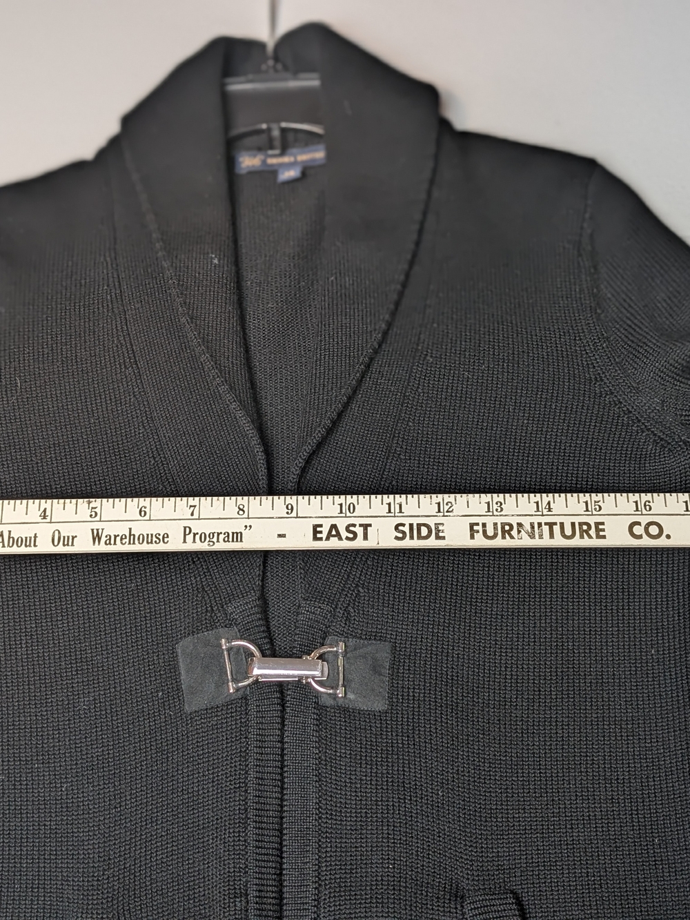 Brooks Brothers 346 Merino Wool Horsebit Cardigan Black XS - Picture 11 of 16